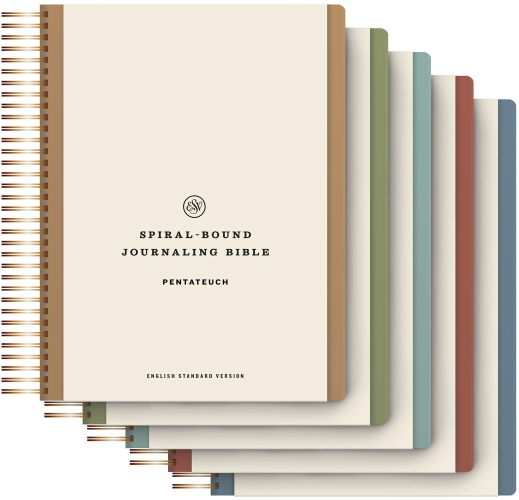 ESV Spiral-Bound Journaling Bible, Five-Volume Set - Re-vived