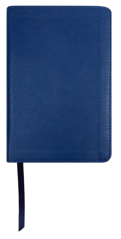 NASB Compact Text Bible, Blue, Leathertex - Re-vived