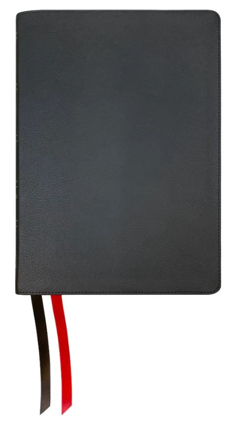 NASB 2020 Side-Column Reference Bible, Black Genuine Leather - Re-vived