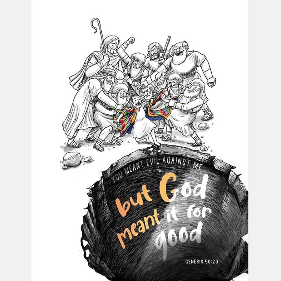 God Meant It for Good - A4 Christian Art Print - Re-vived
