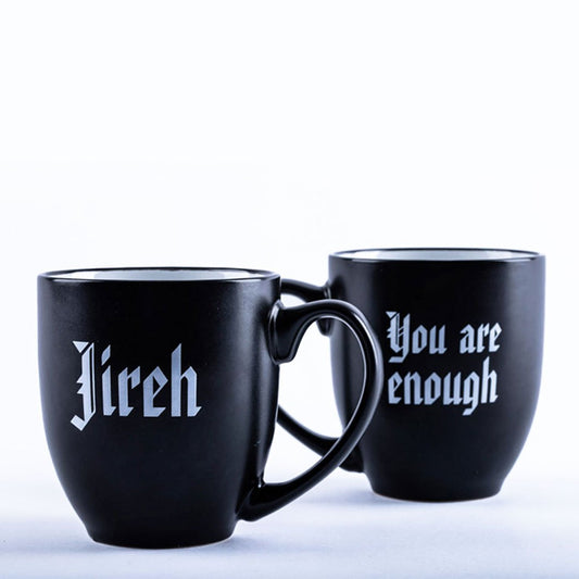 Mug - Jireh: You Are Enough - Black 16oz - Re-vived