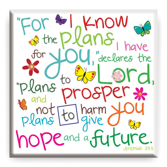 I Know The Plans Magnet - Re-vived
