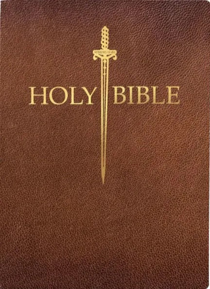KJV Sword Bible, Large Print, Acorn Bonded Leather - Re-vived