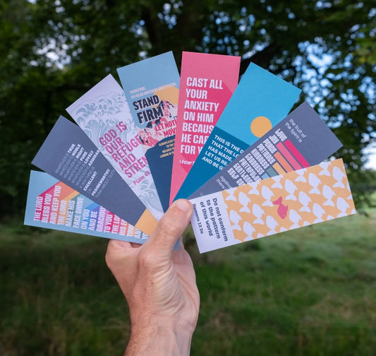 Pack Of 8 Christian Bookmarks - Re-vived