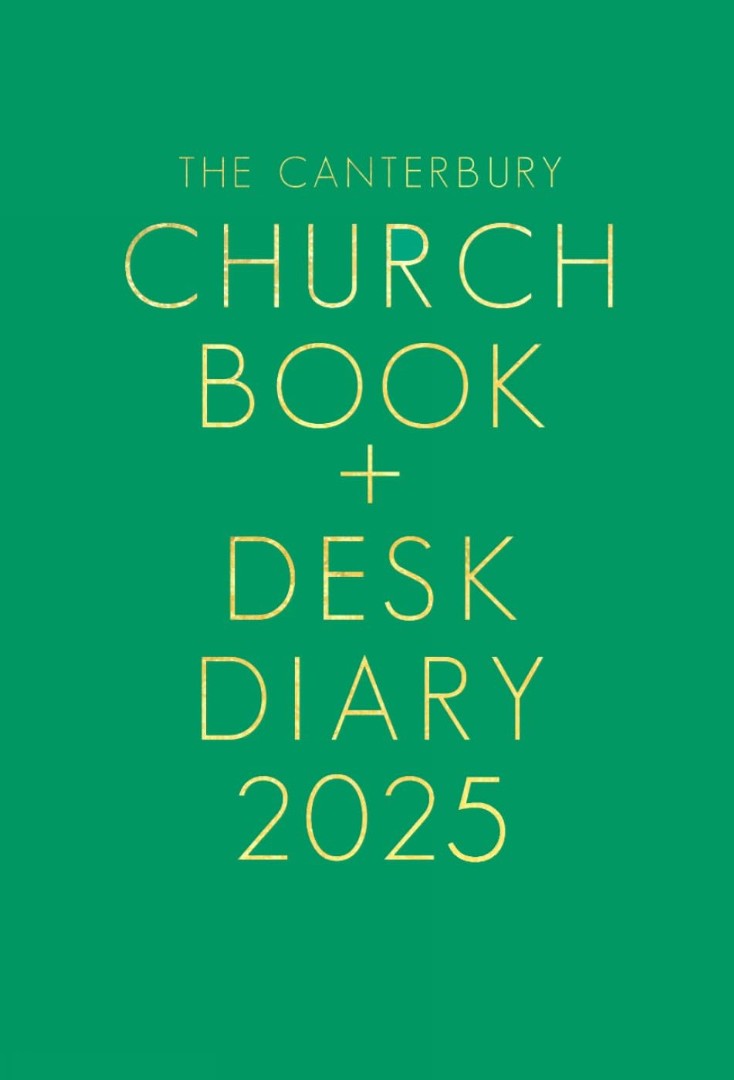 Canterbury Church Book And Desk Diary 2025 Hardback - Re-vived