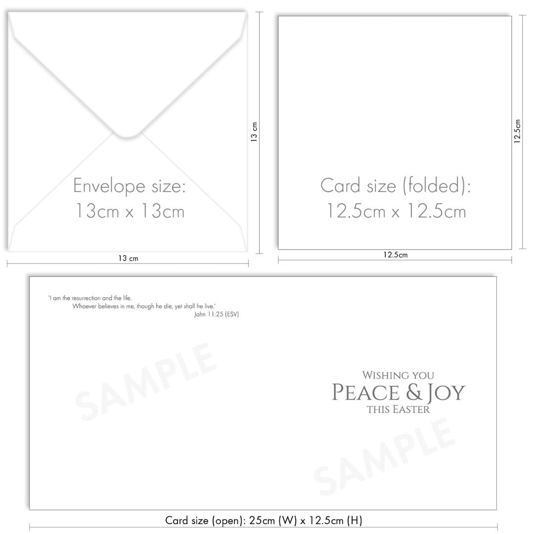 His Love Endures Forever Easter Cards (Pack of 5) - Re-vived