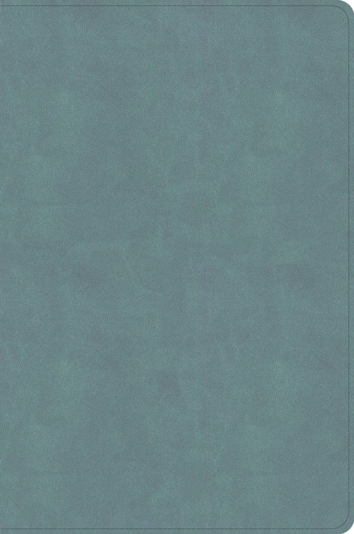 CSB Giant Print Single-Column Bible, Earthen Teal - Re-vived