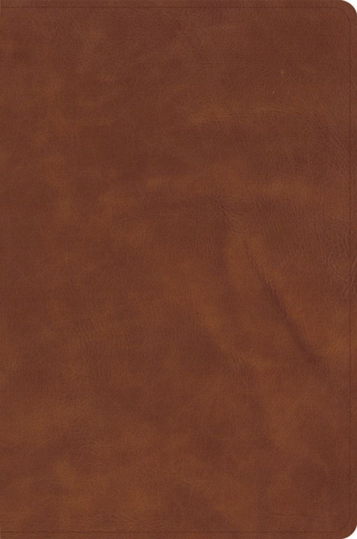 CSB Oswald Chambers Bible, Saddle Leathertouch - Re-vived