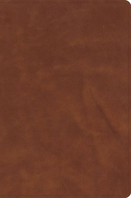 CSB Oswald Chambers Bible, Saddle Leathertouch - Re-vived