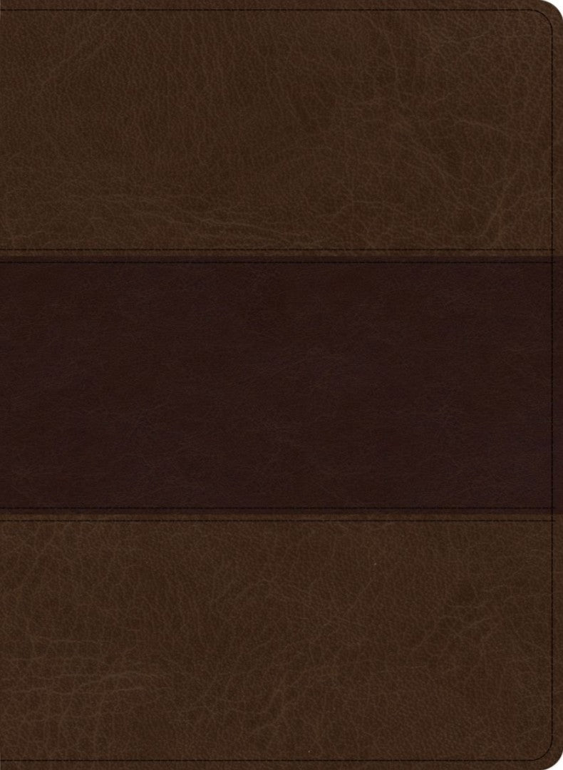 KJV Study Bible, Large Print Edition, Saddle Brown - Re-vived