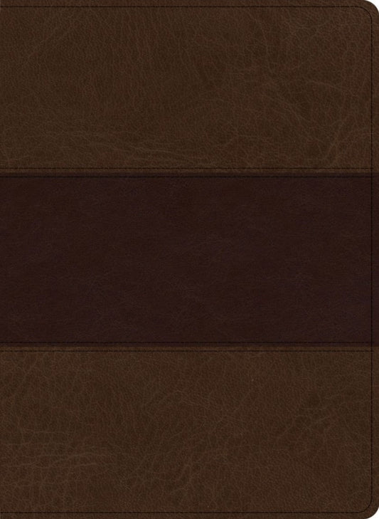 KJV Study Bible, Large Print Edition, Saddle Brown - Re-vived