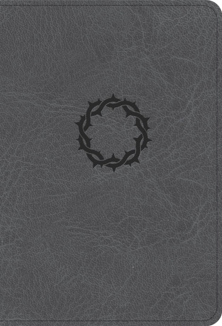 NASB Large Print Compact Reference Bible, Charcoal - Re-vived