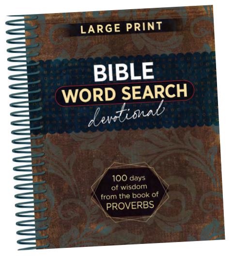 Bible Word Search Devotional (Large Print) - Re-vived