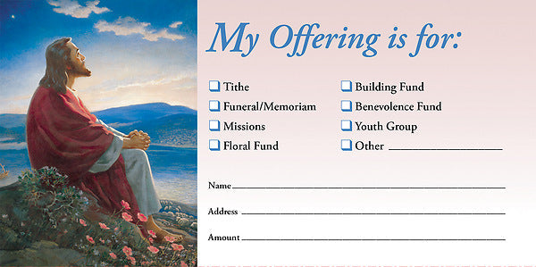 My Offering Is For: Offering Envelope - General (100 Pack) - Re-vived