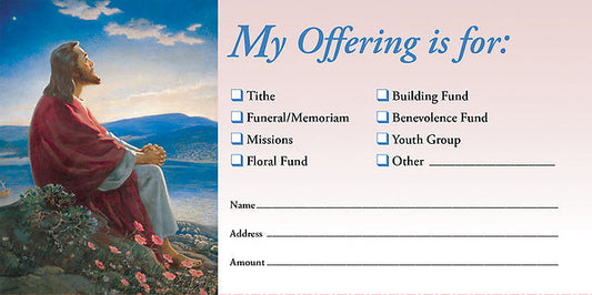 My Offering Is For: Offering Envelope - General (100 Pack) - Re-vived