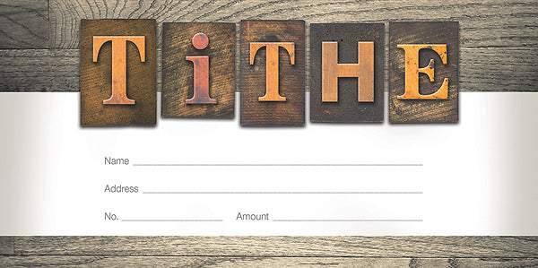 Tithe Offering Envelope - Tithe  (Pack Of 100) - Re-vived