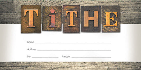 Tithe Offering Envelope - Tithe  (Pack Of 100) - Re-vived