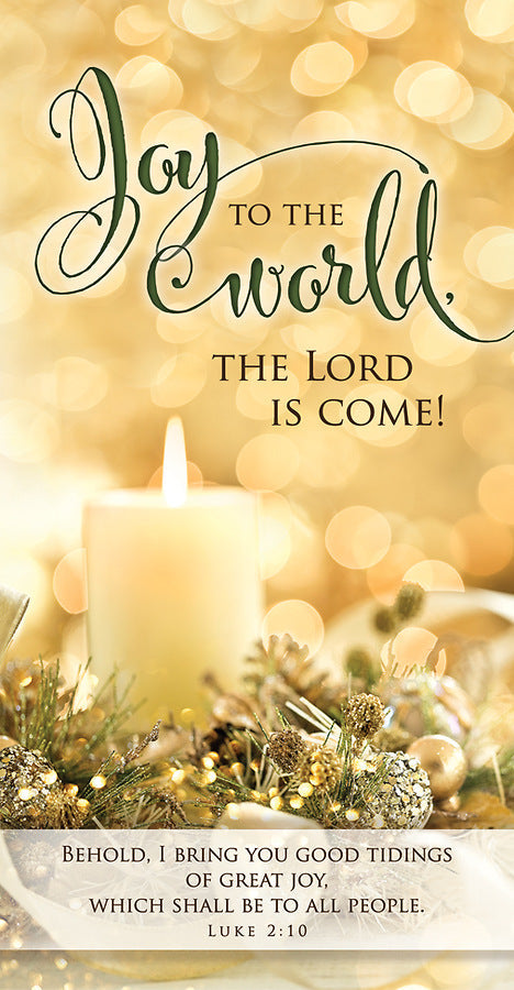 Joy To The World Offering Env - Christmas  (Pack Of 100) - Re-vived