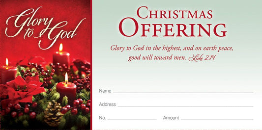Glory To God In The Highest... Offering Env - (100 Pack) - Re-vived