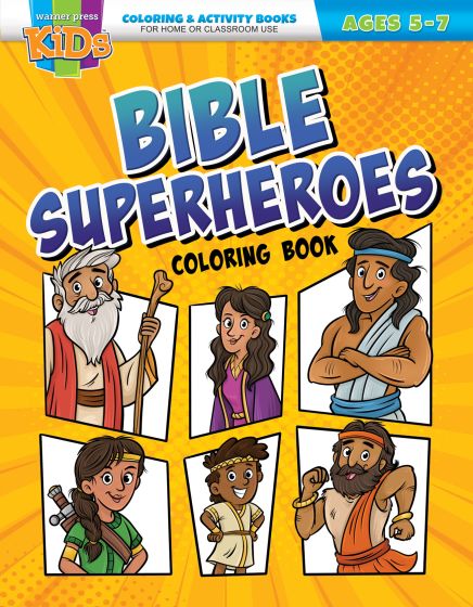 Bible Superheroes Coloring Activity Book - Re-vived
