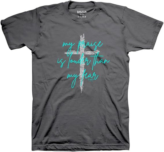 Praise is Louder T-Shirt Medium - Re-vived