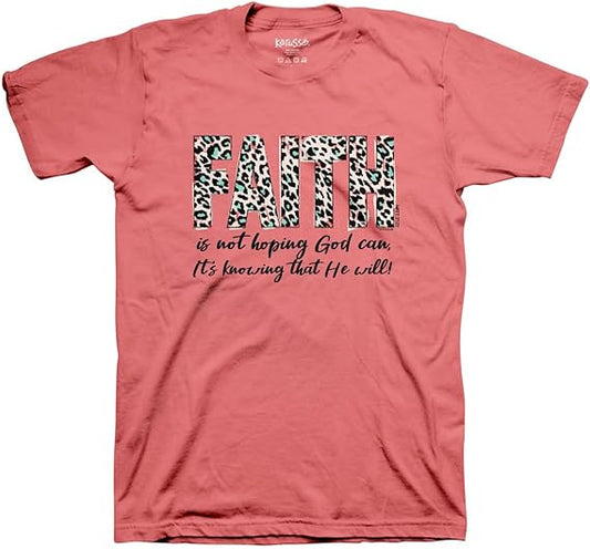 Faith Leopard T-Shirt Small - Re-vived
