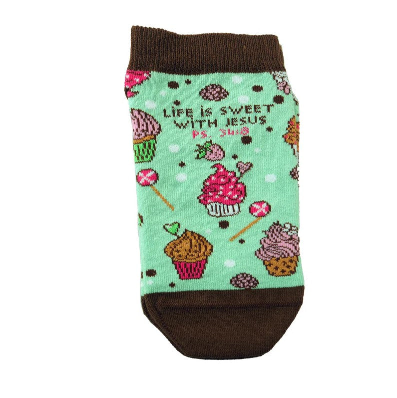 Life is Sweet Ankle Socks - Re-vived