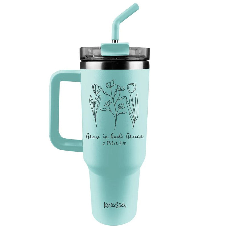 Grow in Grace - 40oz Mug with Straw - Re-vived