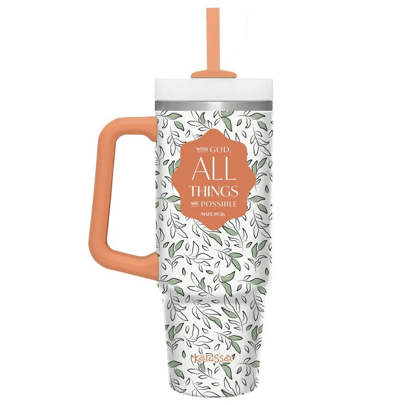 All Things - 30oz Mug with Straw - Re-vived