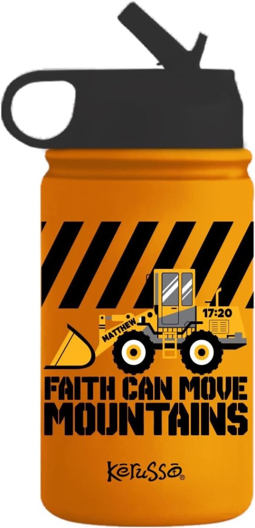 Front Loader Kids Sports Bottle 12oz - Re-vived