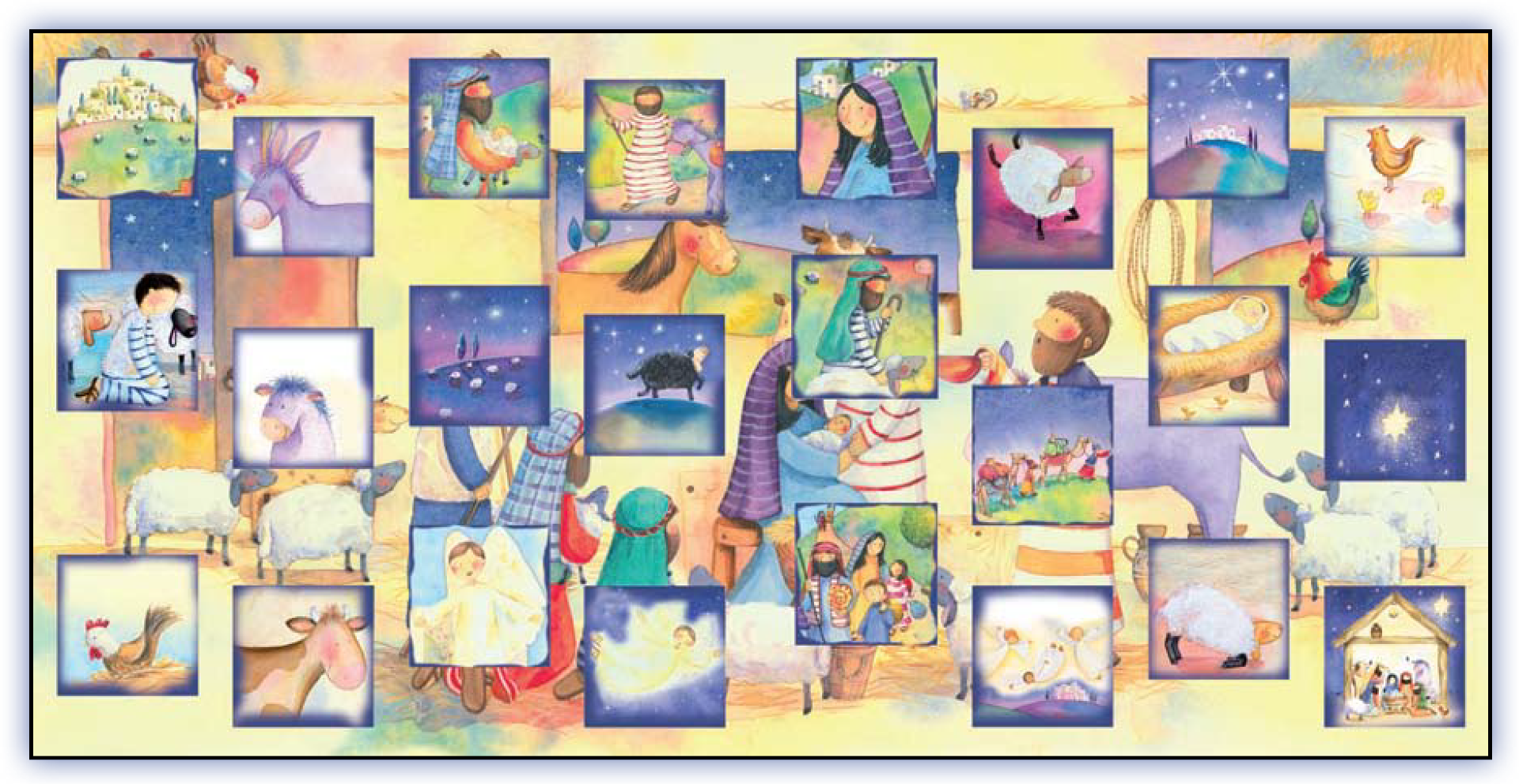 The Christmas Baby Nativity Pop Up & Advent Calendar - Re-vived