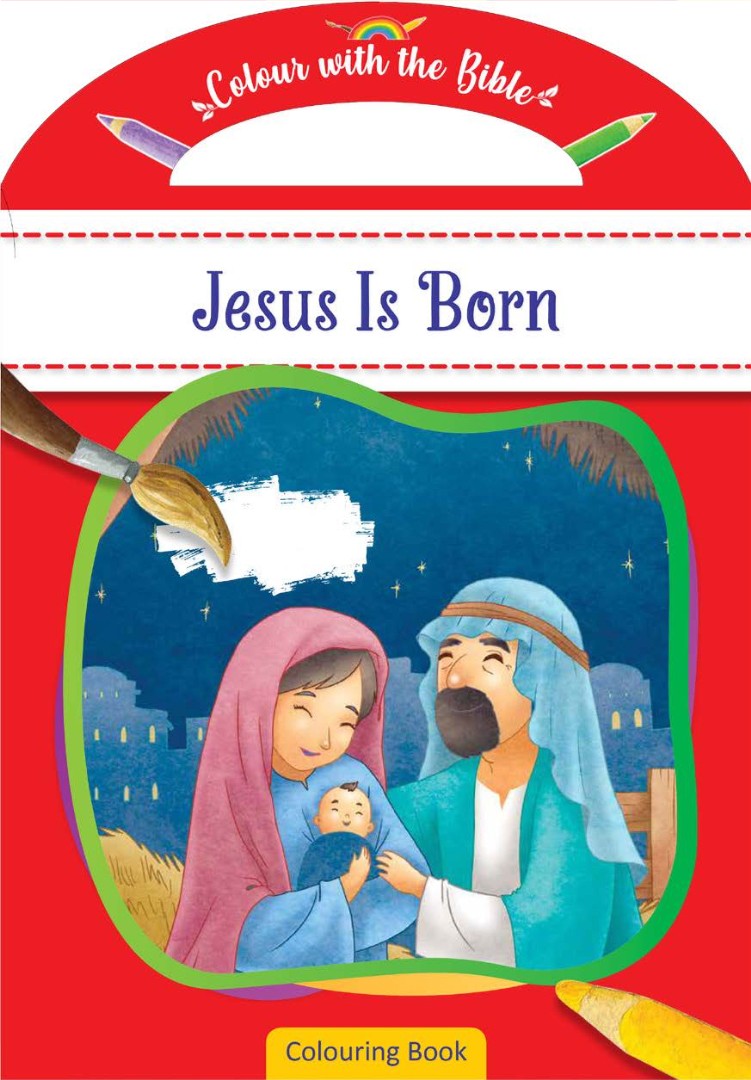 Colour With The Bible: Jesus Is Born - Re-vived
