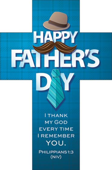 Happy Father's Day - Bookmark Cross - Re-vived