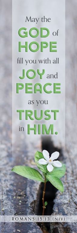 May The God Of Hope Bookmark - Re-vived