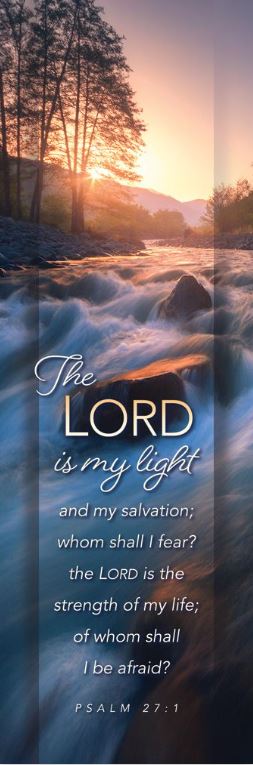 The Lord is My Light And My Salvation Bookmark - Re-vived