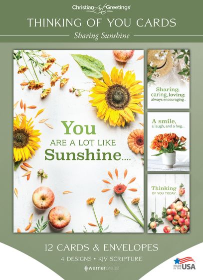 Thinking Of You - Sharing Sunshine - Boxed Cards - Re-vived