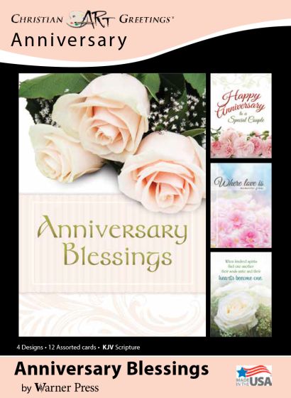 Anniversary Blessings - Boxed Cards (pack of 12) - Re-vived