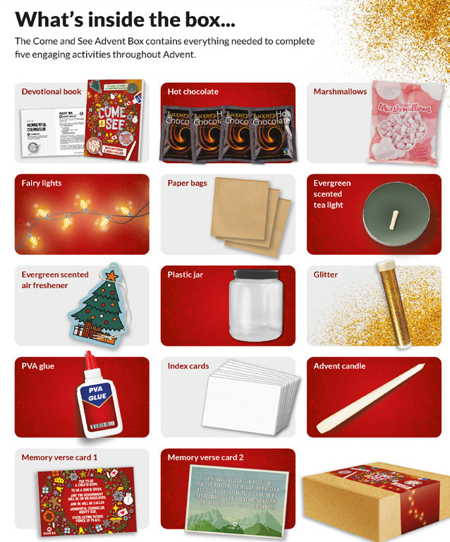 Come and See: Family Advent Devotional Box - Re-vived