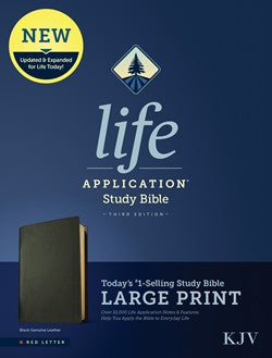 KJV Life Application Study Bible, Third Edition, Large Print - Re-vived