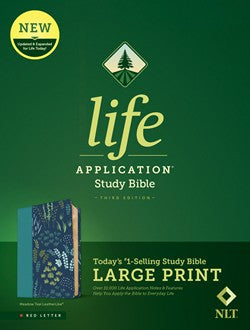 NLT Life Application Study Bible, Third Edition, Large Print - Re-vived
