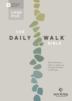 NLT Daily Walk Bible Large Print (Filament Enabled) - Re-vived