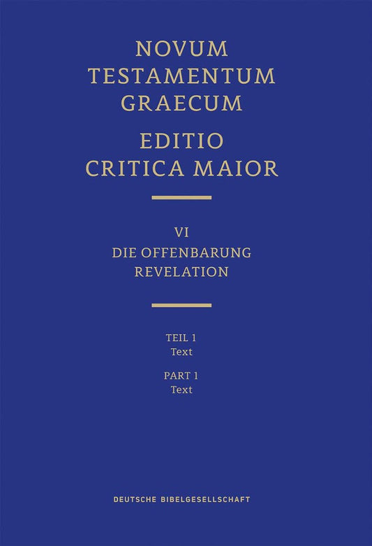 Novum Testamentum Graecum, Editio Critica Maior VI/1 - Re-vived