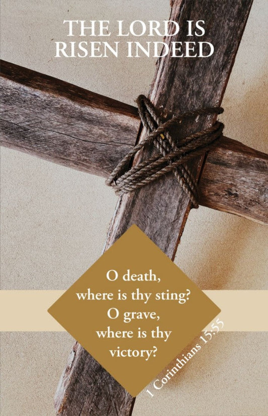 Easter Bulletin: Risen Indeed (Package of 100) - Re-vived