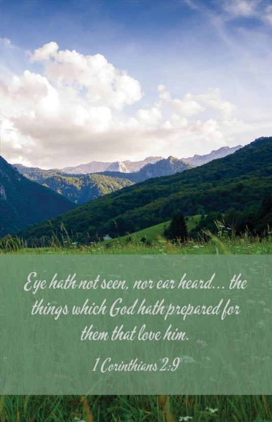 Funeral Bulletin: The Things (Package of 100) - Re-vived