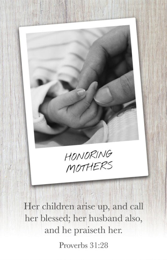 Mother's Day Bulletin: Honoring Mothers (Pack of 100) - Re-vived