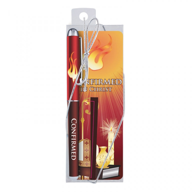 Confirmed in Christ Gift Pen with Bookmark - Re-vived