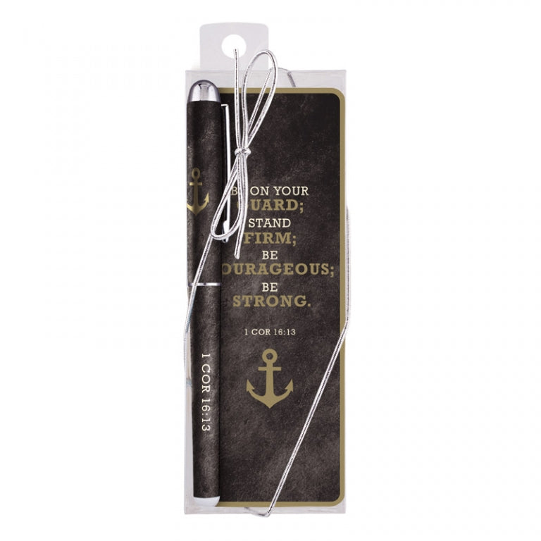 Be Strong Gift Pen with Bookmark - Re-vived