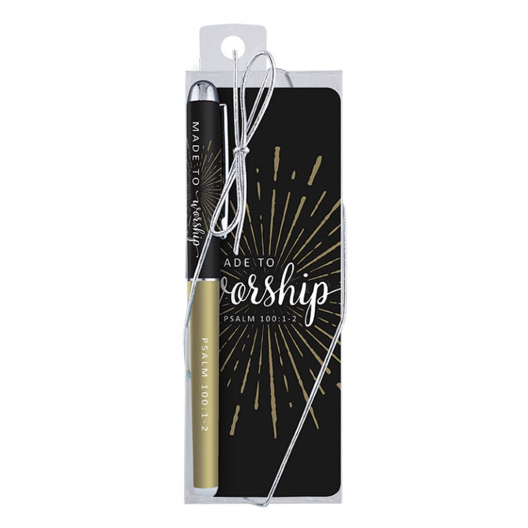 Made to Worship Pen and Bookmark Gift Set - Re-vived