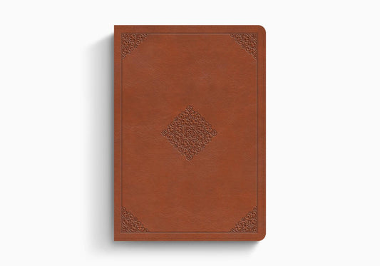ESV Study Bible (Trutone, English Saddle, Ornament Design) - Re-vived