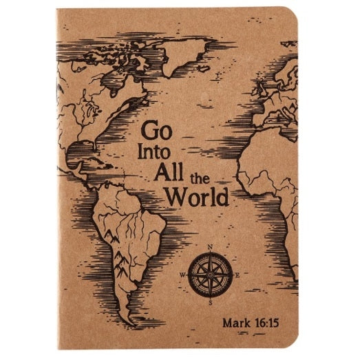 Go Into All the World Kraft Notebook - Re-vived